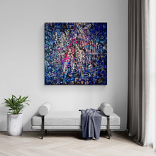 "Blue Electric" by Paul Ygartua, Acrylic on Canvas
