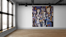 "The Gathering" Diptych by Paul Ygartua, Acrylic on Canvas