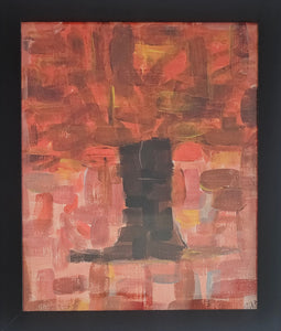 "The Burning Bush" by Rida Durrani, Acrylic on Canvas
