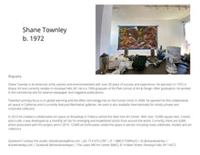 Shane Townley Contemporary Abstract New York Artist "Glass II"  60"X48"  Oil on Canvas