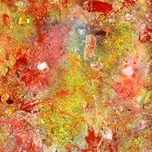 "KS 595" by Karen Salicath Jamali, Material Crystal Dispersion on Bracket