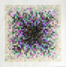 Remember. Do not Forget. by Bonnie Kozek, metallic pigment, pen & ink on paper