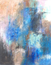 "Looking In Your Blue Eyes" by Ewa Martens, Acrylic on Canvas