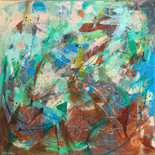 "Secret Garden" by Ewa Martens, Acrylic on Canvas