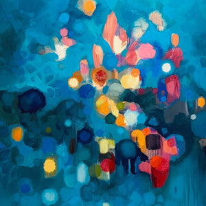 "Night Air Melody" by Louise Isackson, Acrylic on Canvas
