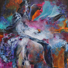 Simple Arrangements #8 by Sharon Grimes, Mixed Media on Canvas