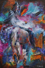Simple Arrangements #8 by Sharon Grimes, Mixed Media on Canvas