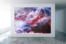...From the Emergence and Transience of the Peaks by Hans Peter Perner, Oil on Canvas