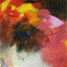 Birds Among Yellow Clouds by Pedro Gallardo, Mixed Media
