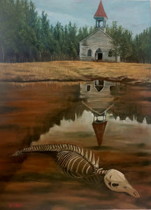 "Holy Ground" by Nino, Oils on Canvas
