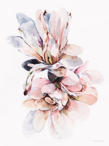 "Peonies" By Media Jamshidi, Watercolor On Paper