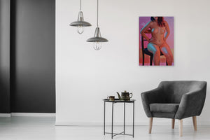 Nude by Franklin Ramos Fernandez, Oil on Canvas