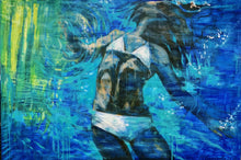 “In The Pool” By Margarita Baranova, Oil on Canvas
