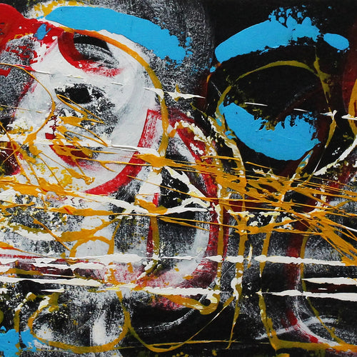 You Are Here by James Berrie, Acrylic on Wooden Board