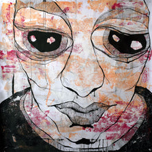 Thinking by Daniel Maresma, Acrylic and Ink on Paper