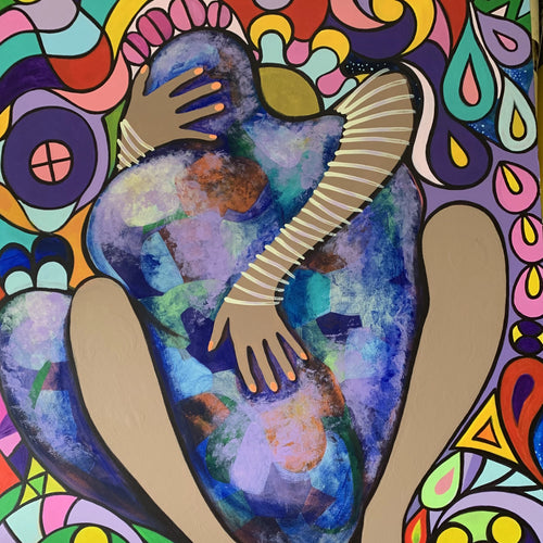 Ghost Lover by Manana N Saks, Acrylic on Canvas