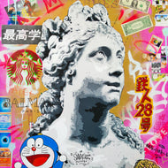 "Blessded Soul" By Gabriel Bod, Mixed Media on Canvas