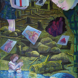 The Package by Joan Ryan, Oil on Paper