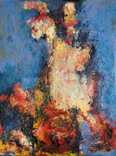Playing Chicken by Norman Liebman, Oil on Canvas