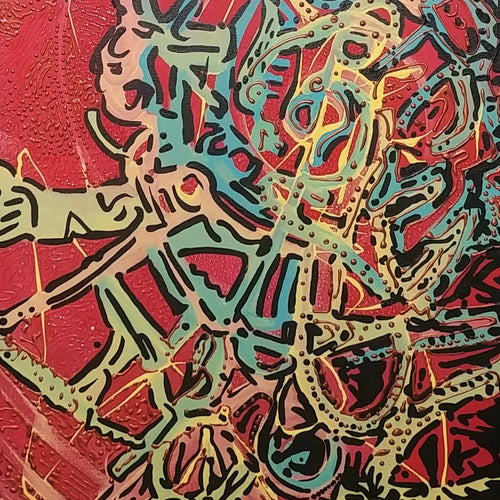 Untitled 7 by Rashed Al-Alban, Mixed Media