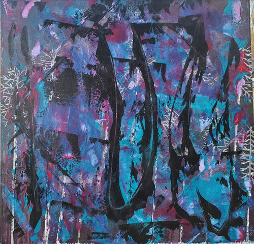 “Forbidden Forest” By MadLanz Art, Acrylic on Canvas