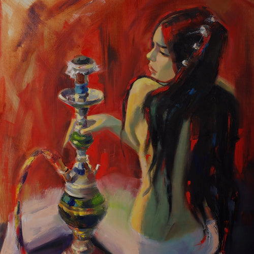 The East by Paola Diaz Silva, Oil on Canvas