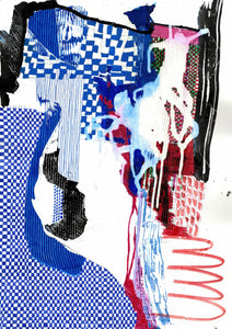 Rorschach 3 by Ellen Claes, Mixed Media on Paper