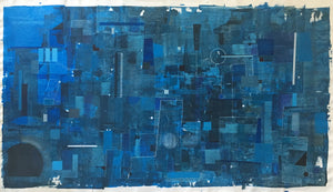 Blue Dreams by Oguz Yalim, Mixed Media on Canvas