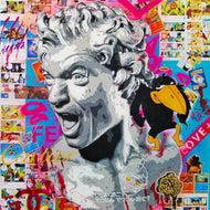"Damned Soul" By Gabriel Bod, Mixed Media on Canvas