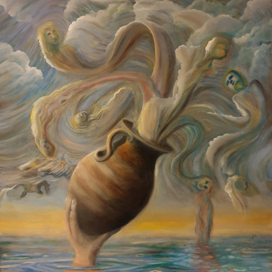 The Song of the Sirens by Magnus Strömberg, Oil on Wood