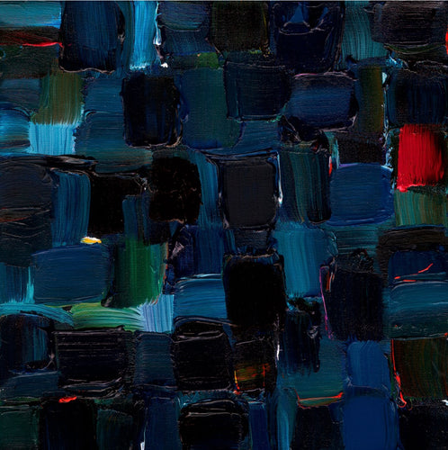 Indigo Night by John Kneapler, Acrylic on Stretched Canvas