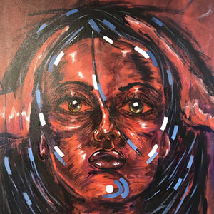 Ona's Gaze by Luois Komodo, Acrylic on Canvas