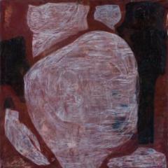 Eight Months by Polina Shcherbyna, Oil & Enamel on Canvas