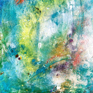 "Leaf KS 581" by Karen Salicath Jamali, Material Dispersion on Bracket