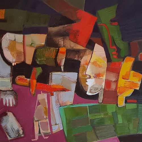 Untitled by Ira Simidchieva, Oil on Canvas