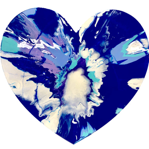 Spread Your Love by Perry Milou, Acrylic and Resin on Wood