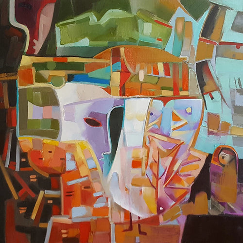 Untitled 9 by Ira Simidchieva, Oil on Canvas