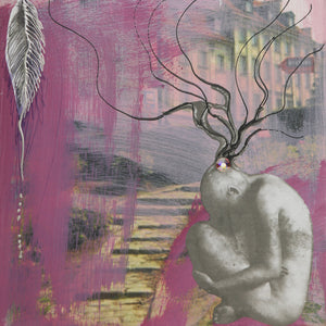 Connection by Kasia Korus, Mixed Media on Canvas
