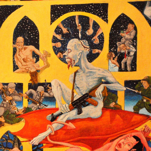 Pursuits of Man by Adam Maxwell Townsend, Mixed Media on Illustration Board
