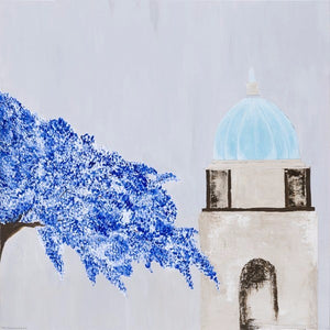 A Cathedral by Maria Kruschewsky, Acrylic on Canvas