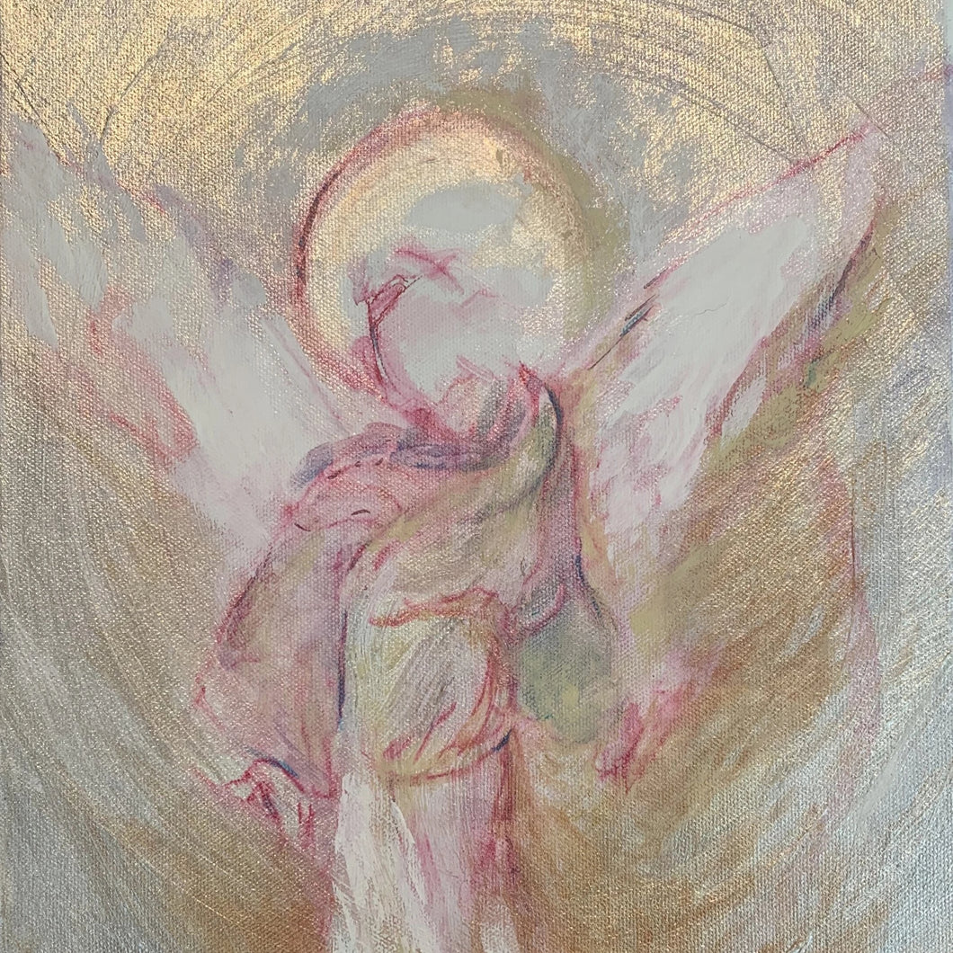 Angels Among Us by Ricia Neura, Acrylic on Canvas