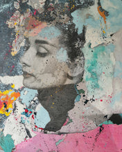 “Audrey” By Maaike Wycisk, Mixed Media on Canvas