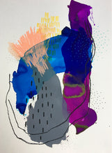 Between Colors 13 by Alexandra Nunes, Mixed Media on Paper