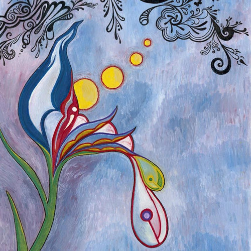 Birds of Paradise by Abbie Manley, Mixed Media on Paper