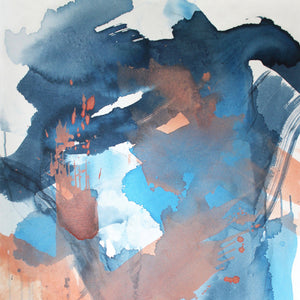 Blush Response By Ellen Sherman, Acrylic On Canvas