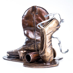 If the Shoe Fits by K.G. Romine, Bronze Sculpture