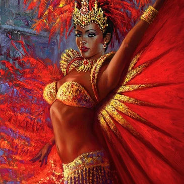 Brazilian Queen by Wil Cormier, Oil on Canvas