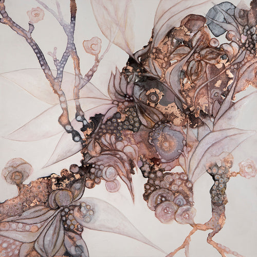 Breaking Out by Mishel Schwartz, Alcohol Ink on Yupo Paper