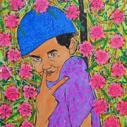 Child Of War By Franck De Las Mercedes, Acrylic On Canvas