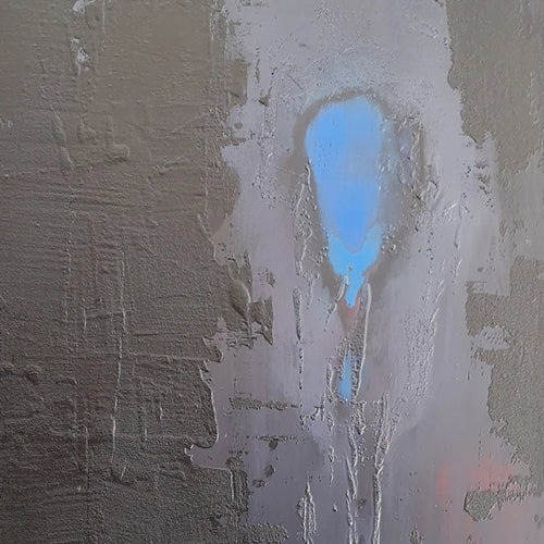 Crying Shadow by Luca Paesano, Mixed Media on Wood Panel